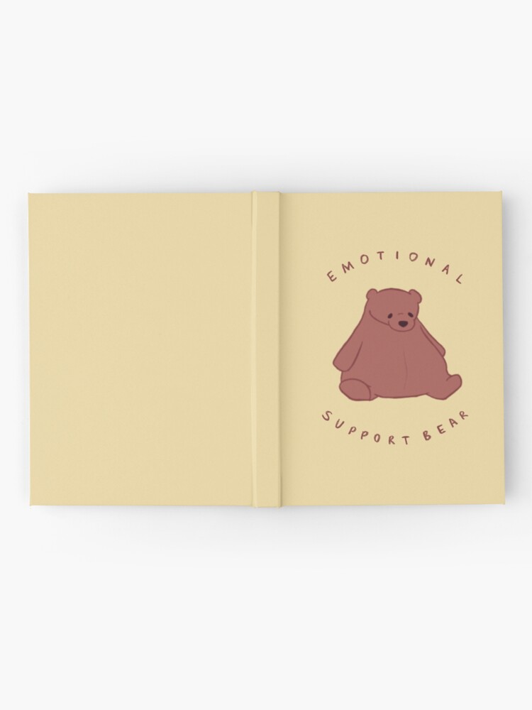 EMOTIONAL SUPPORT BEAR - Giant Plush Bear Greeting Card for Sale
