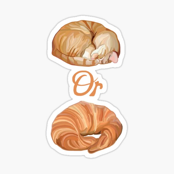 Item preview, Cat or Croissant?  designed and sold by Deborah Camp.
