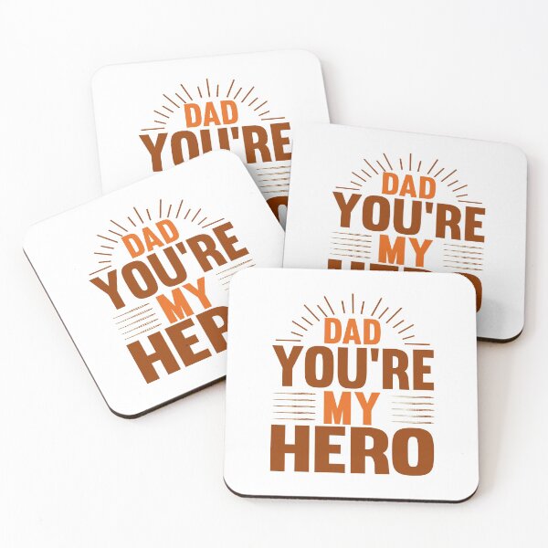 Item preview, GOLDEN BROWN/ DAD YOUR MY HERO designed and sold by wildwhimsical.
