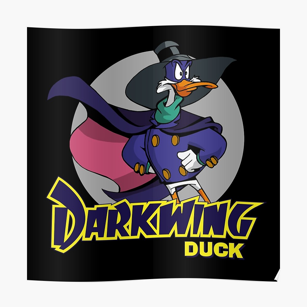 "Darkwing Duck" Poster by leamichael Redbubble
