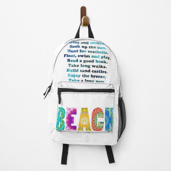 Item preview, Tropical Art - Beach Rules - Sharon Cummings designed and sold by Sharon Cummings Art.