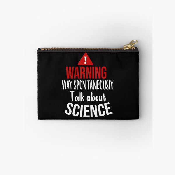 Aperçu de l'œuvre Avertissement peut parler spontanément de science, t-shirt mathématique créée et vendue par Ikgha.