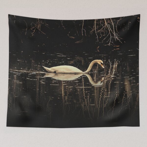 Item preview, Reflection of a Mute Swan designed and sold by Andrea Swiedler.