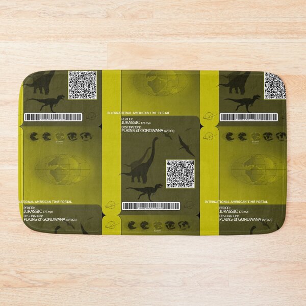 Item preview, time travel - Pass/ticket - Jurassic plains of Gondwana designed and sold by jc007.