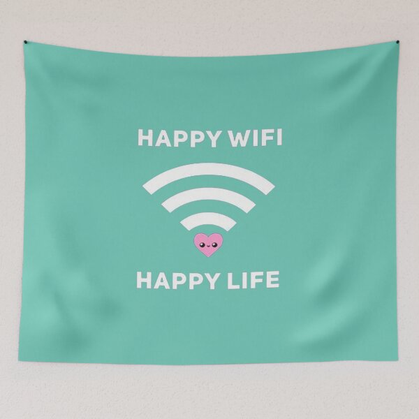 Item preview, Happy Wifi Happy Life designed and sold by JuttaMuller.