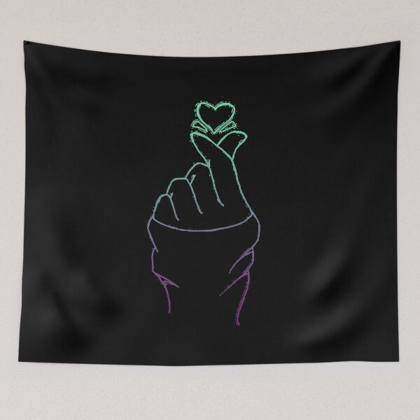 Item preview, I love you in Korean  hand gesture- Cute Heart  designed and sold by Designs-RZ.