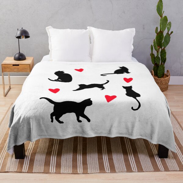 Item preview, Black Cats and Red Hearts designed and sold by VV-2020.