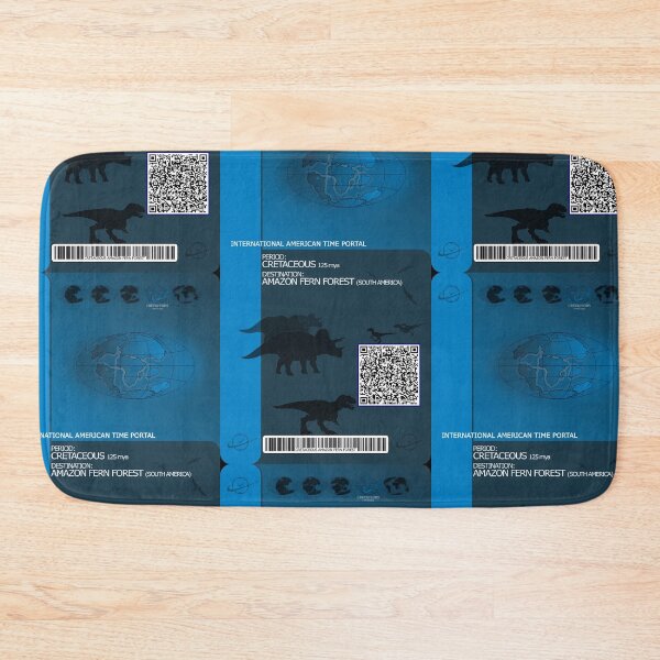 Item preview, Time Travel - Pass/ticket - cretaceous Amazon fern forest designed and sold by jc007.
