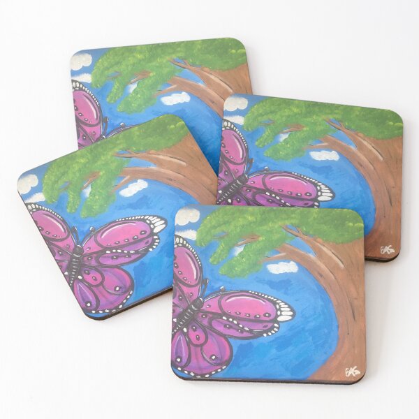 Item preview, Purple Butterfly with Tree designed and sold by EASCreations.