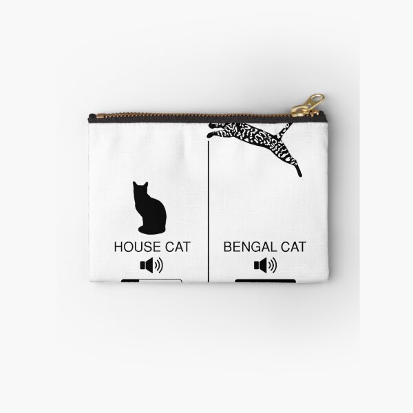 Item preview, House Cat vs Bengal Cat - blk designed and sold by CCCDesign.