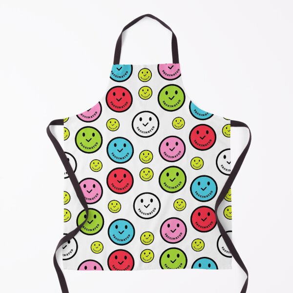 Item preview, Vaccinated Check - Colorful Vaccinated Smiley Face Sticker Pack designed and sold by molamode.