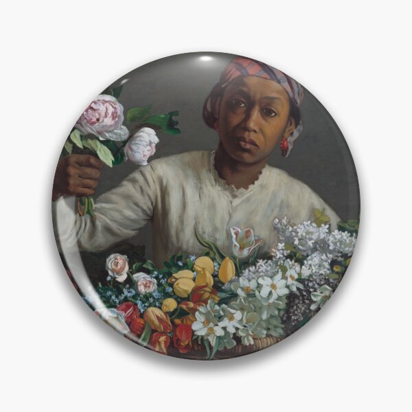Item preview, Young Woman with Peonies, by Frédéric Bazille. designed and sold by Historical Paintings.