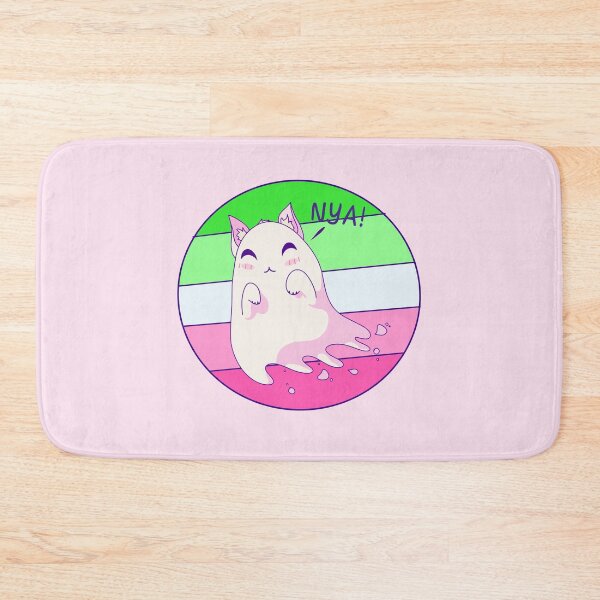 Item preview, Abrosexual Ghost Kitty  designed and sold by ForTheFrogWar.