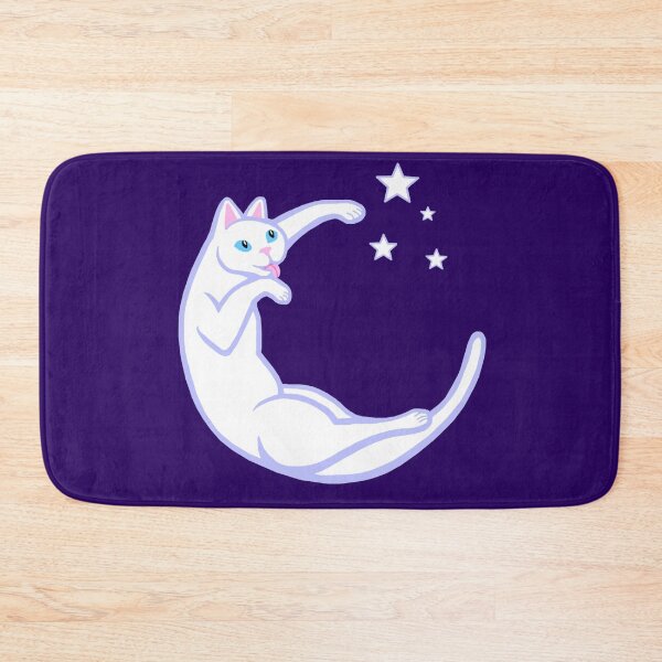 Item preview, Playful Lunar Cat Moon and Stars designed and sold by Deborah Camp.