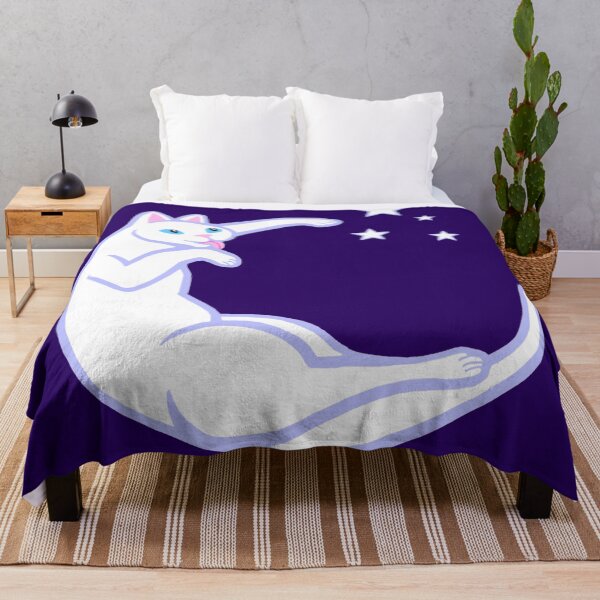 Item preview, Playful Lunar Cat Moon and Stars designed and sold by Deborah Camp.