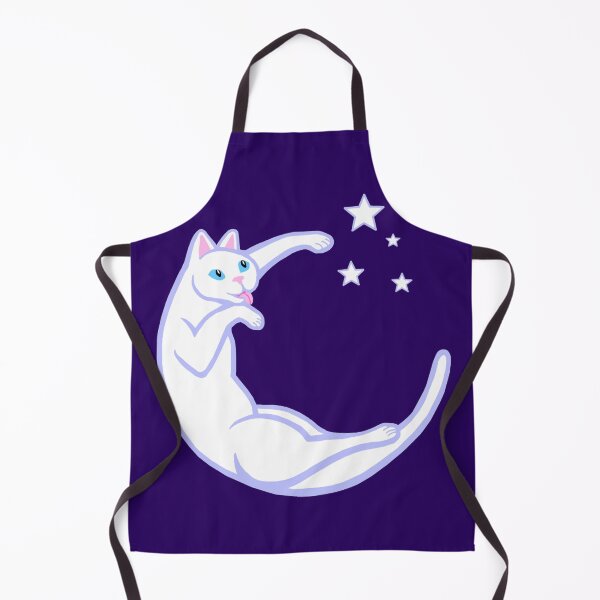Item preview, Playful Lunar Cat Moon and Stars designed and sold by Deborah Camp.