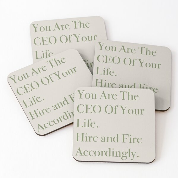 Item preview, You are the CEO of your life. Hire and fire accordingly. designed and sold by Tyler-Jan.