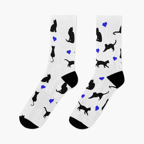 Item preview, Black Cats and Blue Hearts designed and sold by VV-2020.