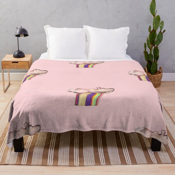 Item preview, Rainbow colors cloud pink background designed and sold by colorfullart111.