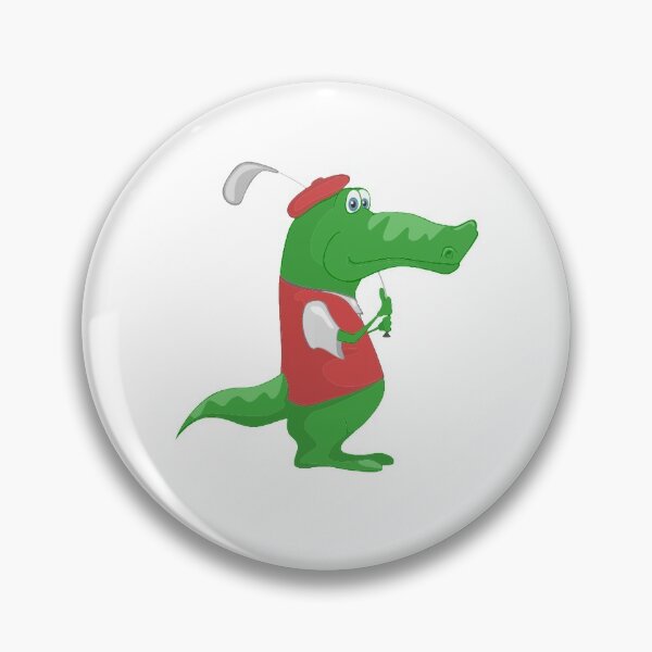 Item preview, Golfing Crocodile designed and sold by Shrewd Mood.