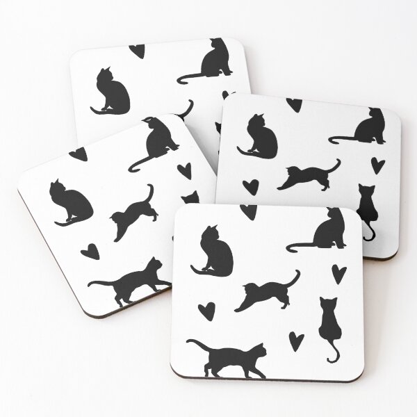 Item preview, Black Cats and Hearts designed and sold by VV-2020.
