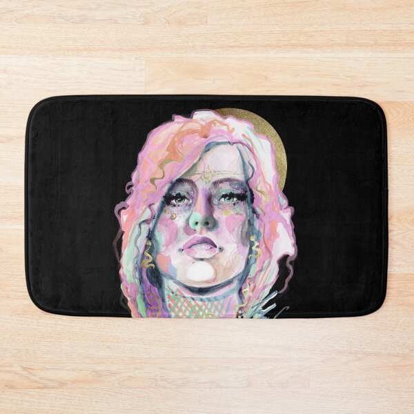 Item preview, Babette watercolor collage face # 1 designed and sold by Susanne Margarete Lutz.