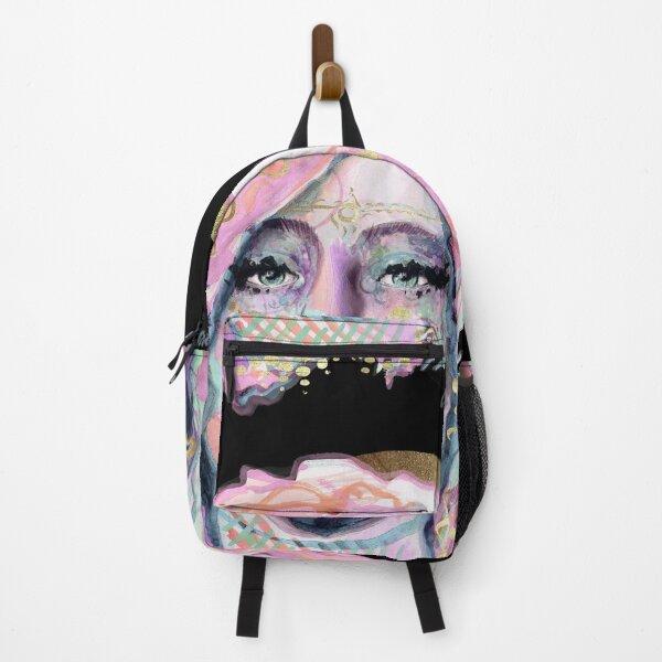 Item preview, Babette watercolor collage face # 1 designed and sold by Susanne Margarete Lutz.