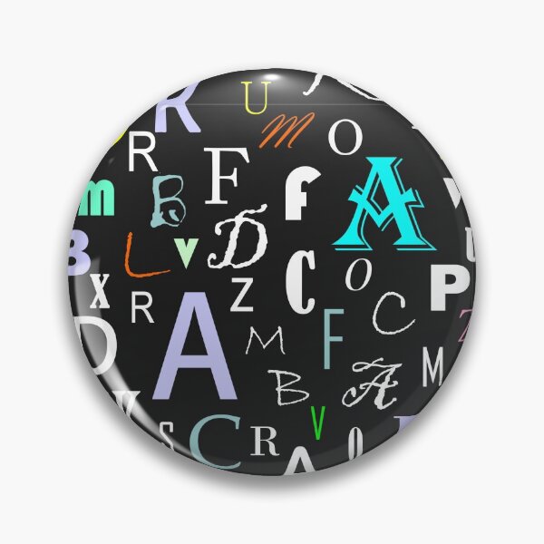 Item preview, Latin letters designed and sold by Nata-V.