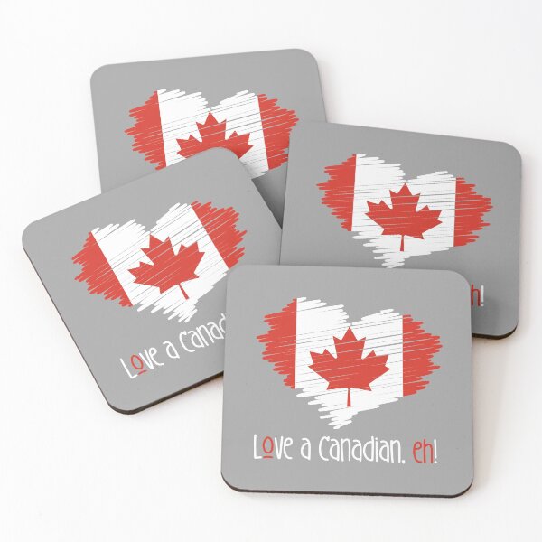 Item preview, Love a Canadian, eh? (on grey) designed and sold by PawsitiveMum.