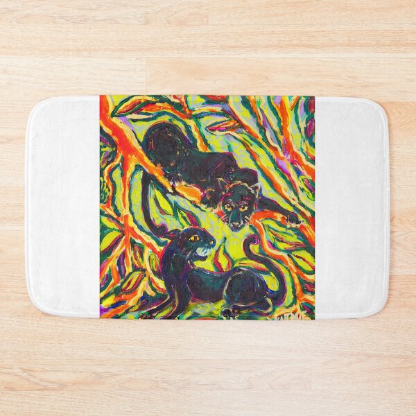Item preview, Panthers at the Tiki Bar designed and sold by vintagejoann.