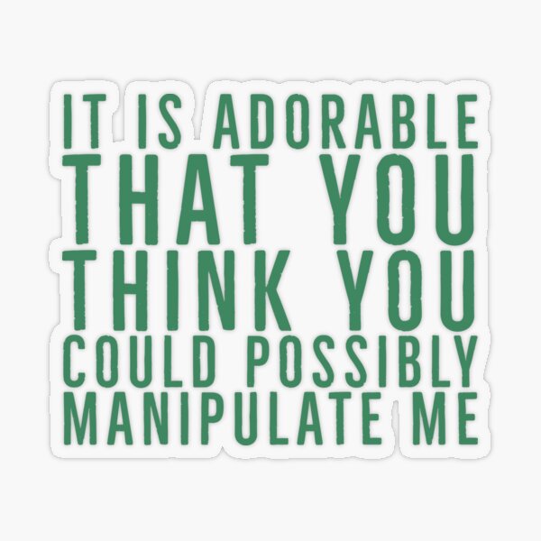 Loki Manipulates You Transparent Sticker