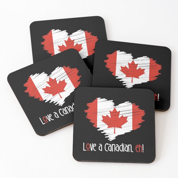 Item preview, Love a Canadian, eh? (on black) designed and sold by PawsitiveMum.