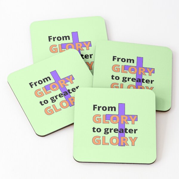 Item preview, From Glory to Greater Glory (colored block print) designed and sold by MGonline.