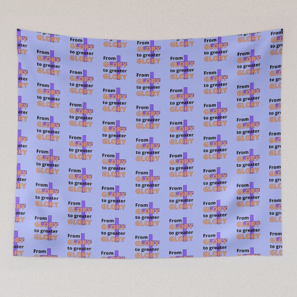 Item preview, From Glory to Greater Glory (colored block print) designed and sold by MGonline.