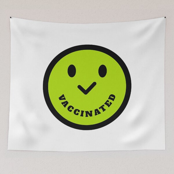 Item preview, Vaccinated Check Smiley Face designed and sold by molamode.