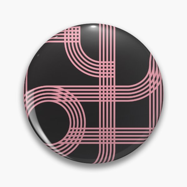 Item preview, Art Deco Linear Design - pink designed and sold by JRP Design.