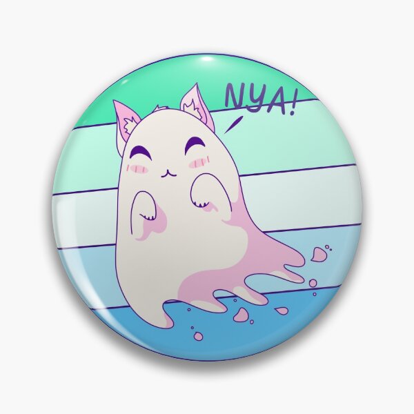Item preview, Gay Ghost Kitty  designed and sold by ForTheFrogWar.