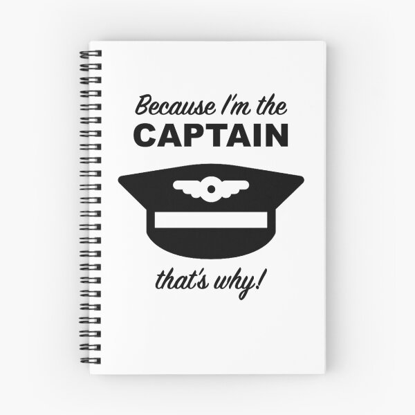 Item preview, Because I'm the CAPTAIN designed and sold by Pilot-Sofie.