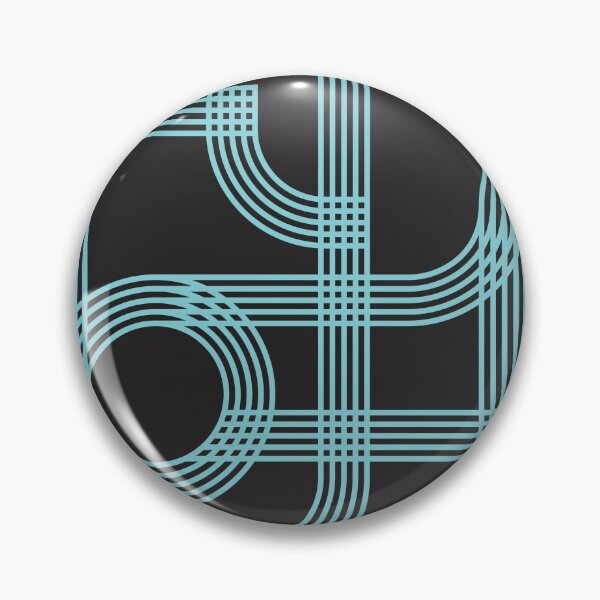 Item preview, Art Deco Linear Design - turquoise designed and sold by JRP Design.