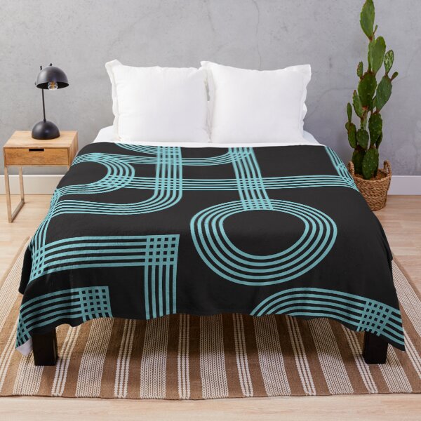 Item preview, Art Deco Linear Design - turquoise designed and sold by JRP Design.