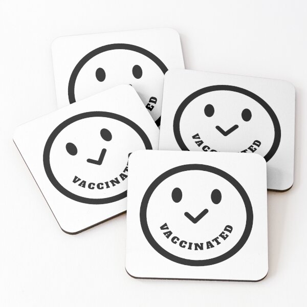 Item preview, Vaccinated Check Smiley Face designed and sold by molamode.