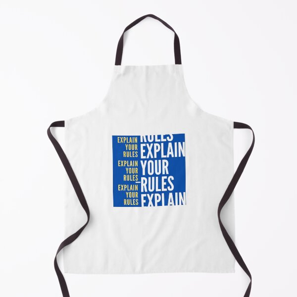 Item preview, Explain your rules (blue) designed and sold by unclejab.