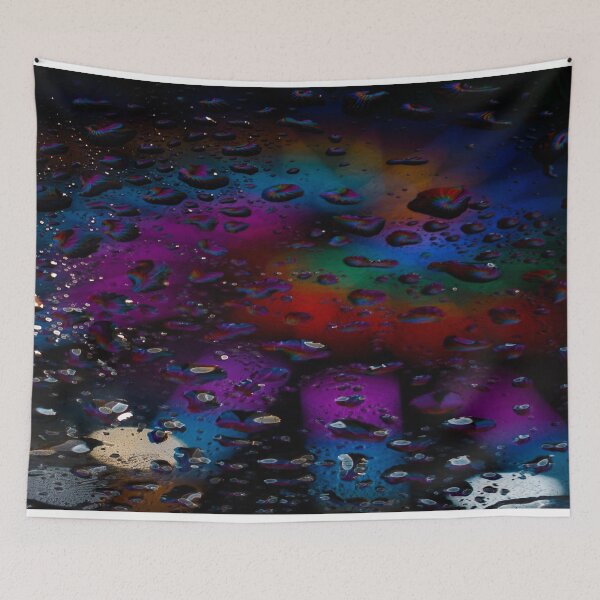 Item preview, neon rainbow light water droplet spiral  designed and sold by JLPhotographer.