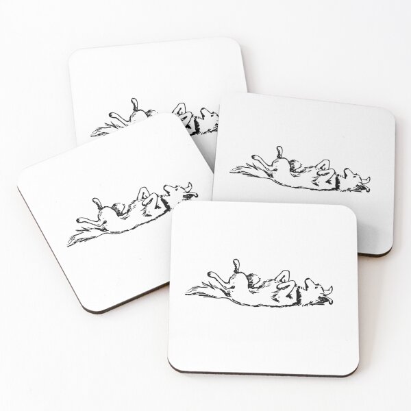 Item preview, Dog Rolling Around on his Back designed and sold by Labradoodlesetc.