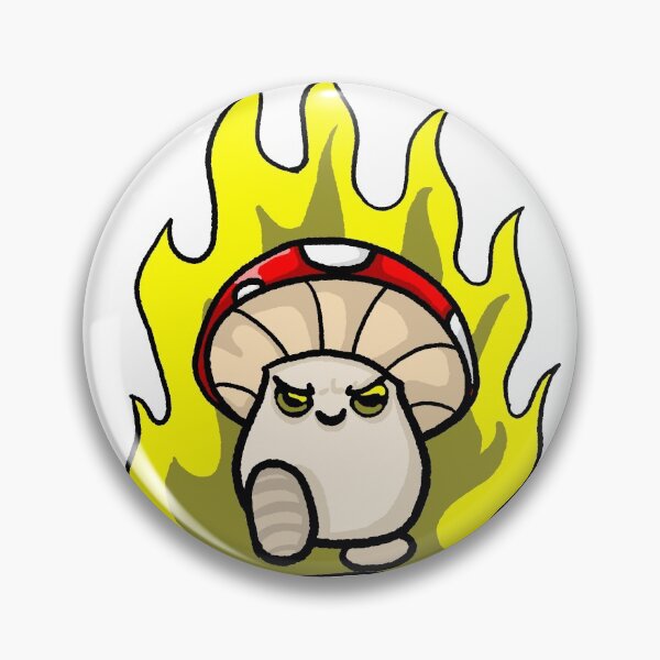 Item preview, Fiery Mushroom (Super Saiyan) designed and sold by MindlessSlave.