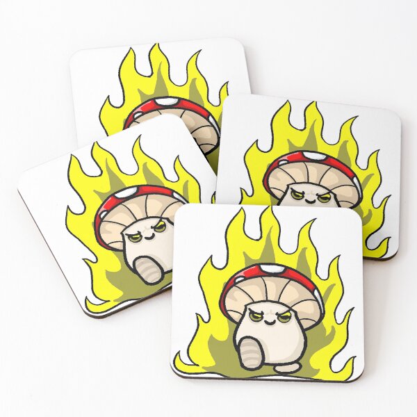 Item preview, Fiery Mushroom (Super Saiyan) designed and sold by MindlessSlave.