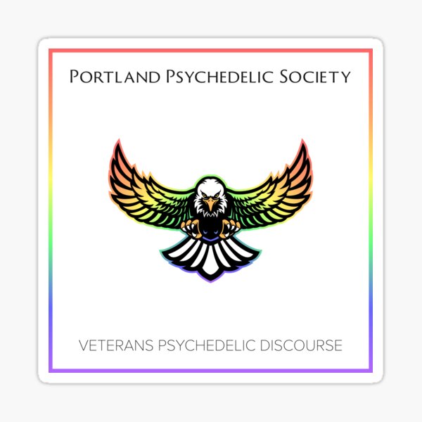 Veterans Psychedelic Discourse Sticker