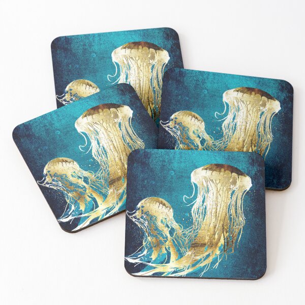 Item preview, Golden Jellyfish designed and sold by JackMoreh.