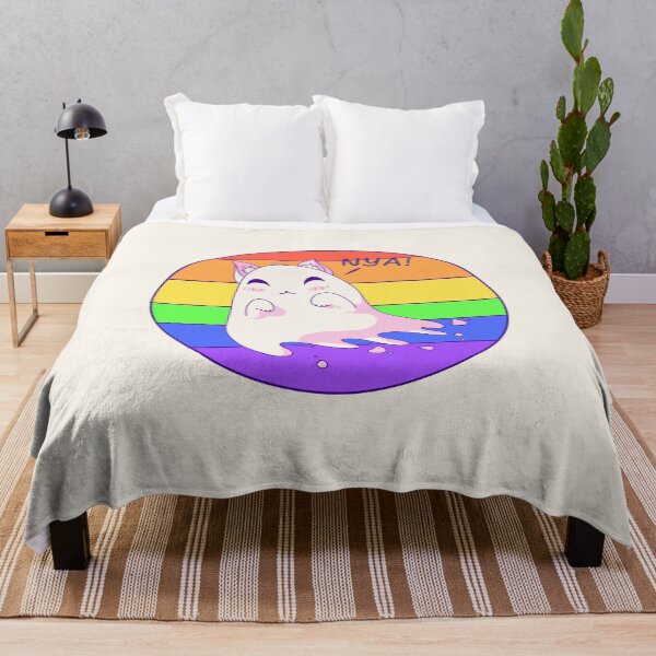 Item preview, Rainbow Ghost Kitty designed and sold by ForTheFrogWar.
