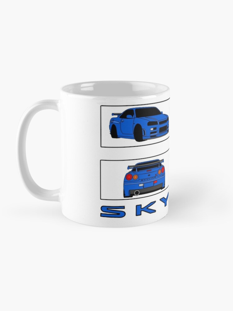 R34 Skyline Mug - Coffee Mug for Car Guys